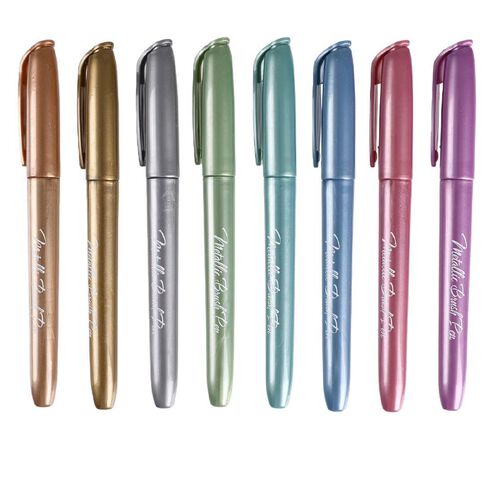 Metallic Brush Pens