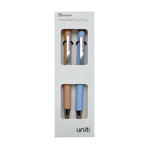 Uniti Blossom Metal Pens 2 Pack