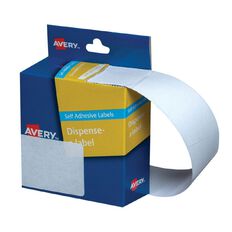 Avery White Rectangle Dispenser Stickers 89x43mm 100 Labels Handwritable