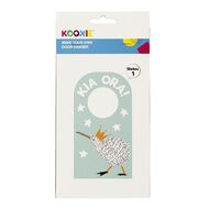 Kookie Make Your Own Door Hanger NZ Theme Foam Stickers