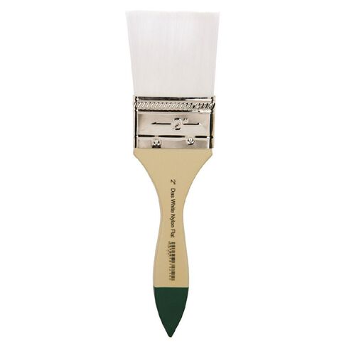 DAS Brush Nylon Flat 2 White