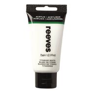 Reeves Fine Acrylic Paint Titanium White 75ml