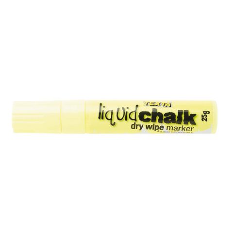 Texta Window Marker Large Yellow | Warehouse Stationery, NZ