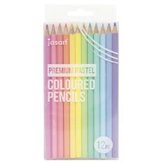 Jasart Studio Coloured Pencil Pastel 12 Pack