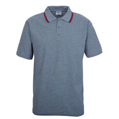 Schooltex Short Sleeve Polo with Stripe Collar