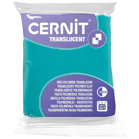 Cernit Polymer Clay Translucent 56g Emerald