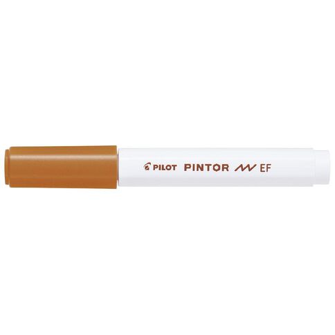 Pilot Pintor Marker Bullet Extra Fine 2.3mm Tip Brown