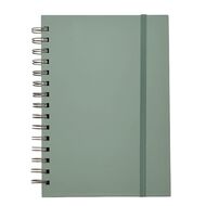 Uniti Purple Floral A5 Spiral Notebook Sage A5