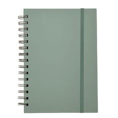 Uniti Purple Floral A5 Spiral Notebook Sage A5