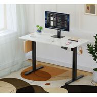 Living & Co Height Adjustable Desk 1200W White