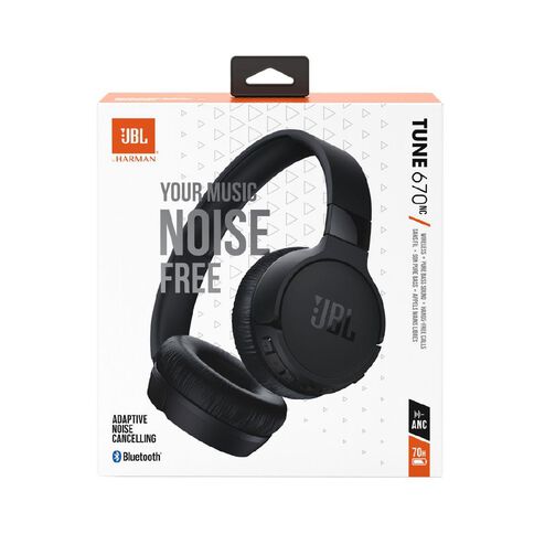 JBL Tune 670 Noise Cancelling Headphones Black