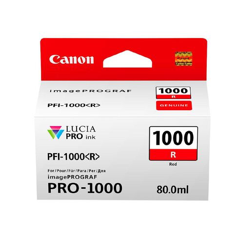 Canon Ink Lucia Pro PFI-1000 Red 80ml