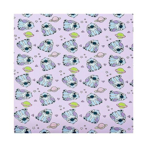 Stitch Book Covering 45cm x 1m Purple