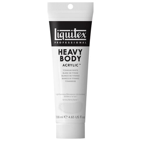 Liquitex Heavy Body Acrylic 138ml Titanium White