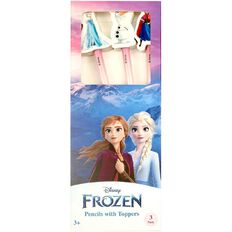 Frozen Hb Pencil with Topper 3 Pack