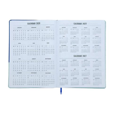 WS 2026 Diary Week To View Wave Multi-Coloured