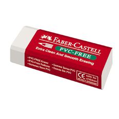 Faber-Castell Eraser 7095-20 PVC Free Large (Loose) White