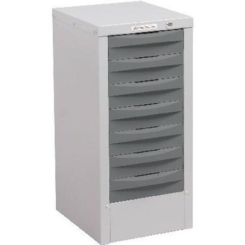 Precision Multi 7 Drawer Silver Grey