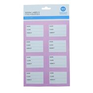 WS Colour Pop Book Labels Pink