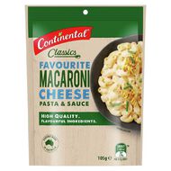 Continental Pasta & Sauce Macaroni & Cheese 105g