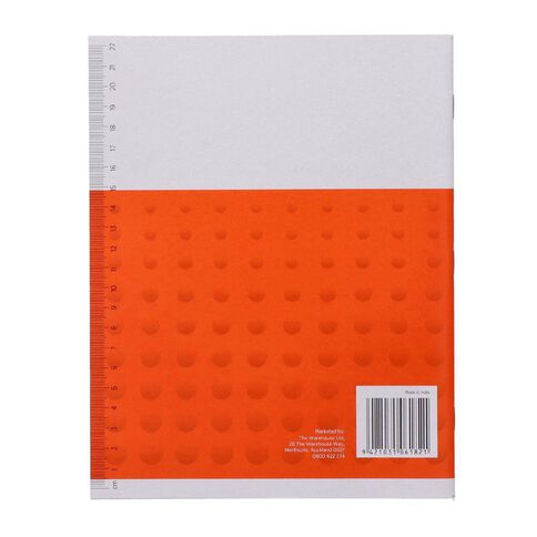 WS Exercise Book 1A4 Unruled 24 Leaf Red