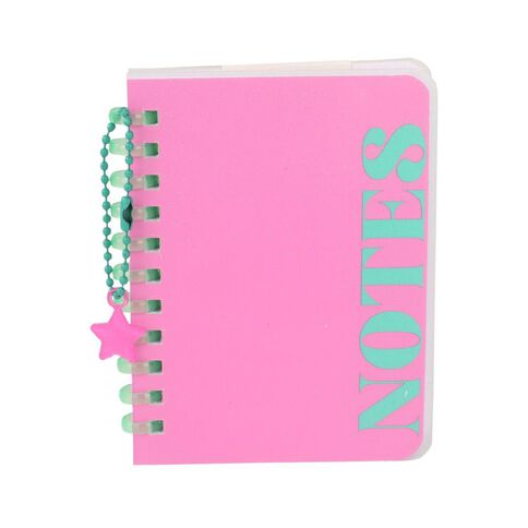 Uniti Stationery Brights Pink Mini Spiral Notebook