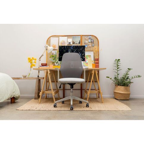 Buro Seating Mondo Soho Chair Light Grey Mesh With Arms