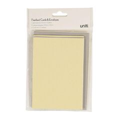 Uniti Cards & Envelopes 12 Pack Ivory