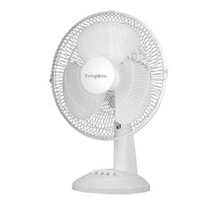 Living & Co Desk Fan - 30cm White