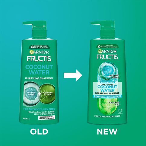 Garnier Coconut Water Shampoo 850ml