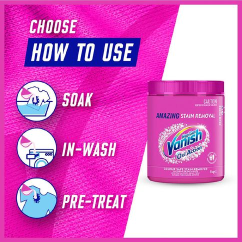 Vanish Napisan Oxi Action Stain Remover Powder Laundry Booster 3kg