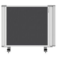 Boyd Visuals Desk Mounted Partition 560W Grey Mid