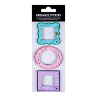 3D Embellishments Crackled Frame 3Pc Little Birdie
