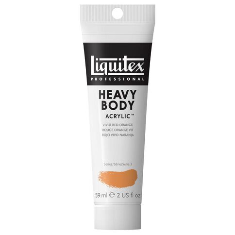 Liquitex Heavy Body Acrylic 59ml Vivid Red Orange