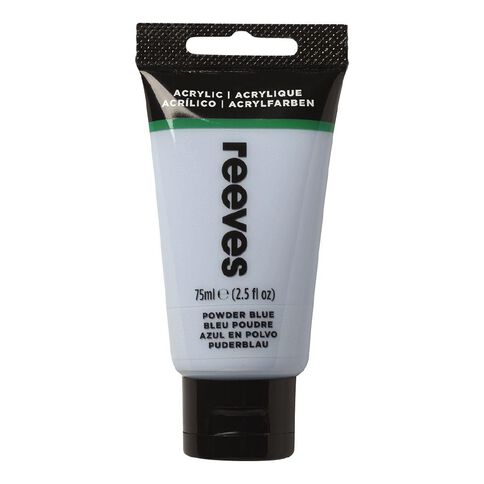 Reeves Fine Acrylic Paint Powder Blue 365 75ml