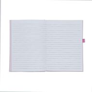 Uniti Clubhouse Notebook With Elastic Pen Holder Pink Light