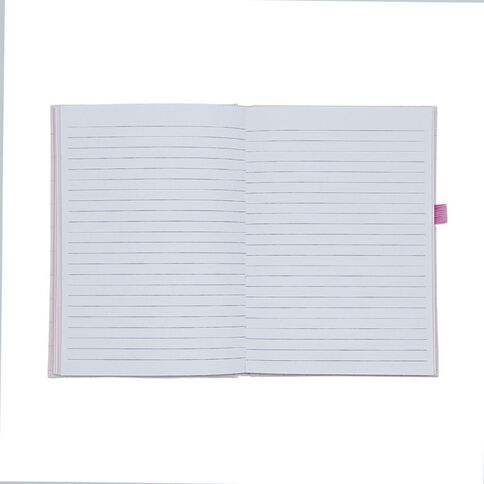 Uniti Clubhouse Notebook With Elastic Pen Holder Pink Light