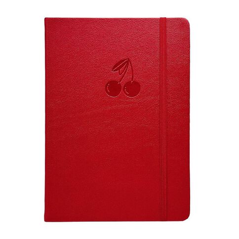 Uniti Stationery Red Cherry A5 Notebook