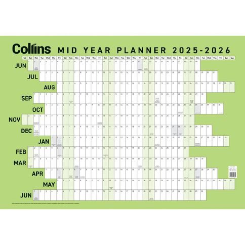 Collins Planner Mid Year