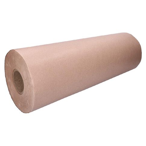 WS Kraft 80gsm Paper Roll 600mm x 5m Brown