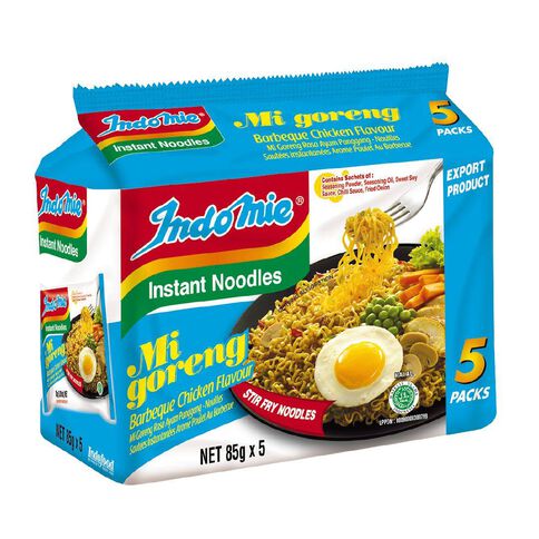 Indomie Mi Goreng BBQ Chicken 85g 5 Pack