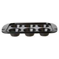 Living & Co Heavy Gauge Non-Stick Muffin Tray 6 Cup