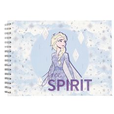 Frozen Disney Sketch Pad Elsa Blue Light A4
