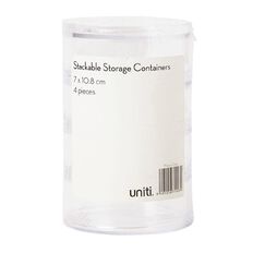 Uniti Stackable Storage Containers 4 Pieces