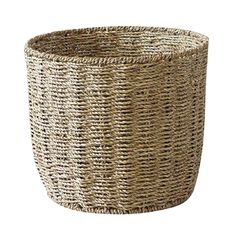 Living & Co Round Seagrass Basket Natural Medium
