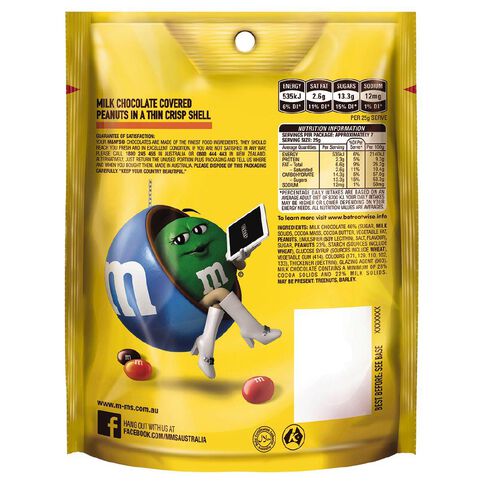 M&M's Peanut Chocolate Bag 180g