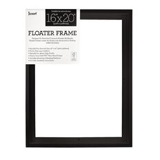 Jasart Floater Frame Thick Edge 16x20 Inches Black