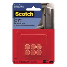 Scotch 751ES Self-Stick Rubber Pads 18 Pack