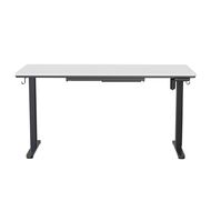 Workspace Height Adjustable Desk 1500W with Drawer White Workspace Height Adjustable Desk 1500W with Drawer White