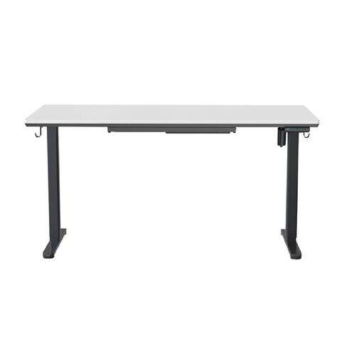 Workspace Height Adjustable Desk 1500W with Drawer White Workspace Height Adjustable Desk 1500W with Drawer White